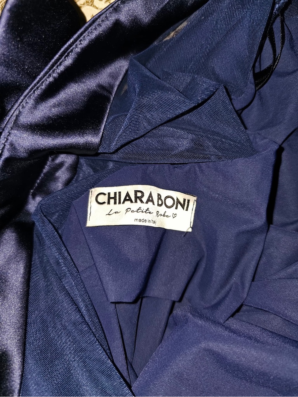 Chiara Boni Deep Navy Long Sleeve Dress